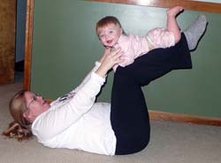 Leglift with baby