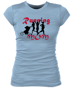 Running Mom Junior Bella Rib Tee