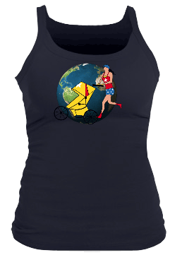 Running World Junior Bella Longer Length Rib Tank