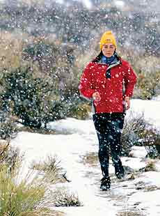 winter running gear