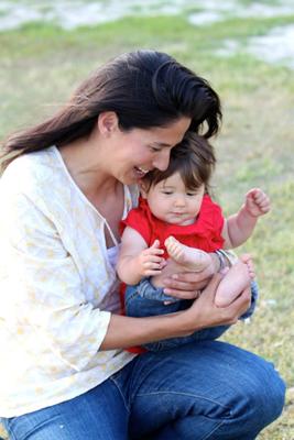 Happy mom and baby!