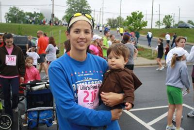 Post race photo with Reagan